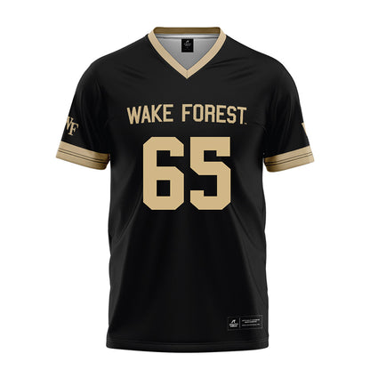 Wake Forest - NCAA Football : Hank Lucas - Black Football Jersey