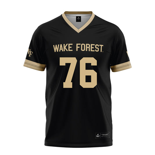 Wake Forest - NCAA Football : Jaydon Collins - Black Football Jersey