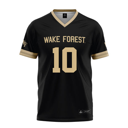 Wake Forest - NCAA Football : C'Darius Kelley - Black Football Jersey