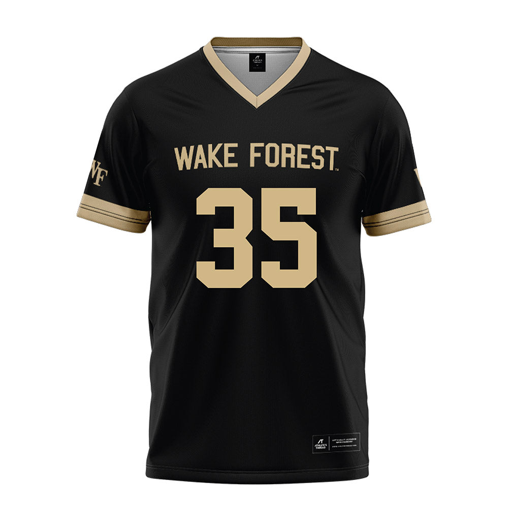 Wake Forest - NCAA Football : Koredell Bartley - Black Football Jersey-0