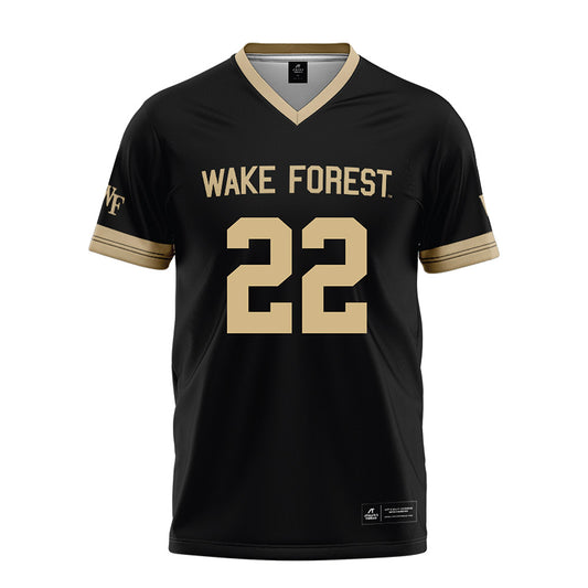 Wake Forest - NCAA Football : Kennedy Fauntleroy - Black Football Jersey