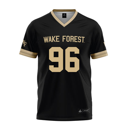 Wake Forest - NCAA Football : Jack Ploszay - Black Football Jersey