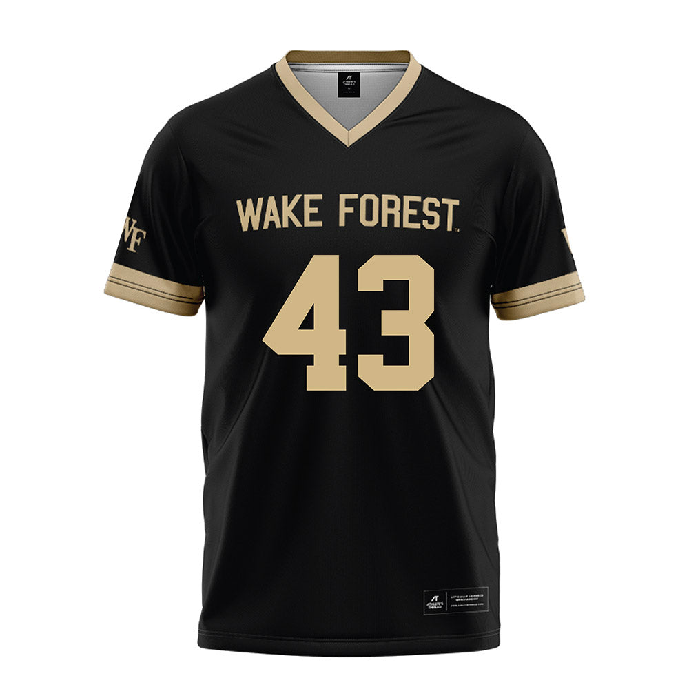 Wake Forest - NCAA Football : Mason Andrade - Black Football Jersey