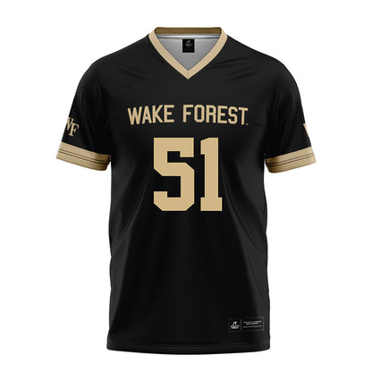 Wake Forest - NCAA Football : Devin McRae - Black Football Jersey