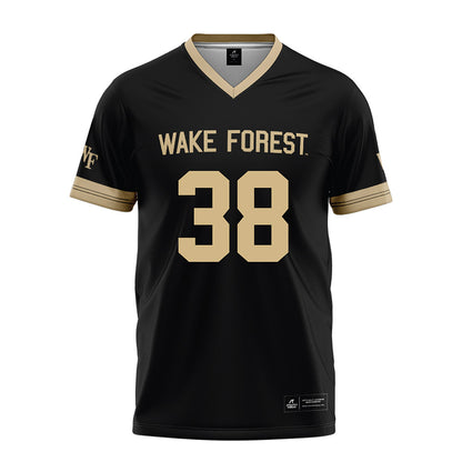 Wake Forest - NCAA Football : Anthony Borriello - Black Football Jersey-0