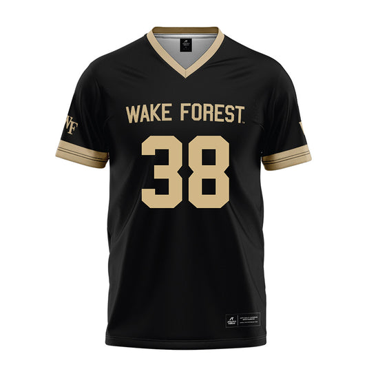 Wake Forest - NCAA Football : Anthony Borriello - Black Football Jersey-0
