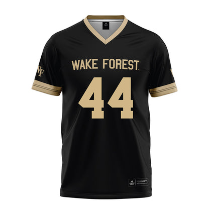Wake Forest - NCAA Football : Alec Marenco - Black Football Jersey-0