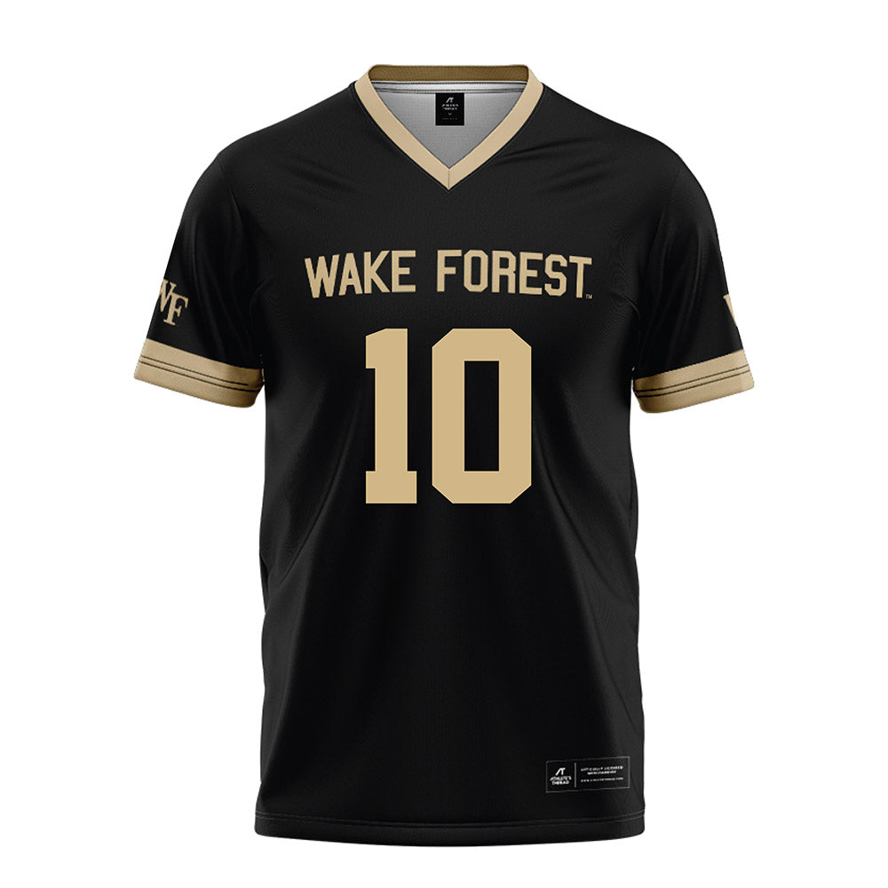 Wake Forest - NCAA Football : Charlie Gilliam - Black Football Jersey