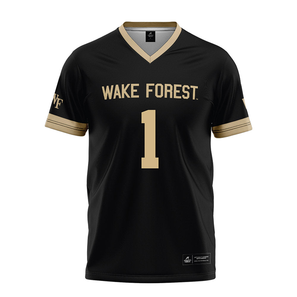 Wake Forest - NCAA Football : Demond Claiborne - Black Football Jersey