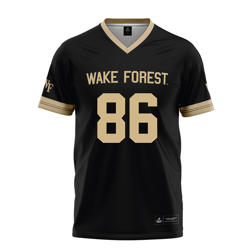 Wake Forest - NCAA Football : Dominic DeLuca - Black Football Jersey