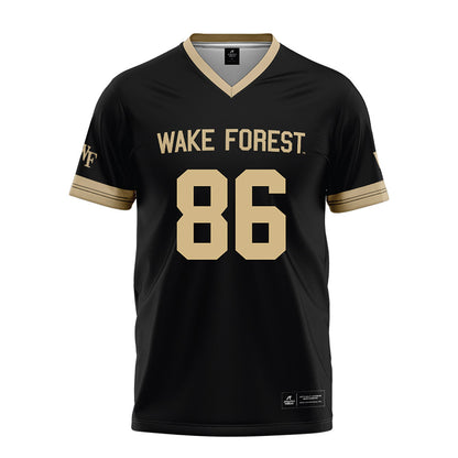 Wake Forest - NCAA Football : Dominic DeLuca - Black Football Jersey