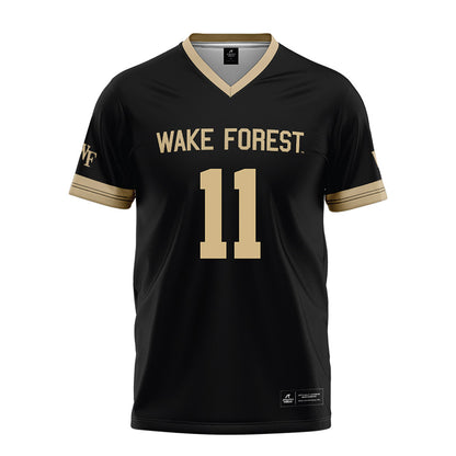 Wake Forest - NCAA Football : RJ Vick Jr - Black Football Jersey-0