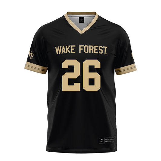 Wake Forest - NCAA Football : Drew Pickett - Black Football Jersey-0