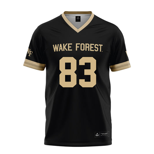 Wake Forest - NCAA Football : Ben Morgan - Black Football Jersey