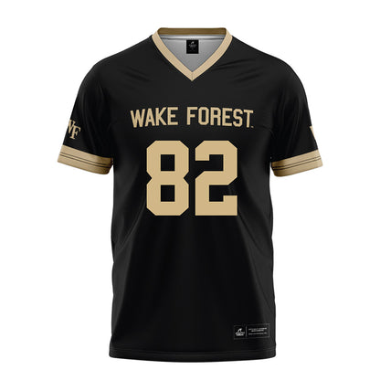 Wake Forest - NCAA Football : Luca Strazzini - Black Football Jersey-0