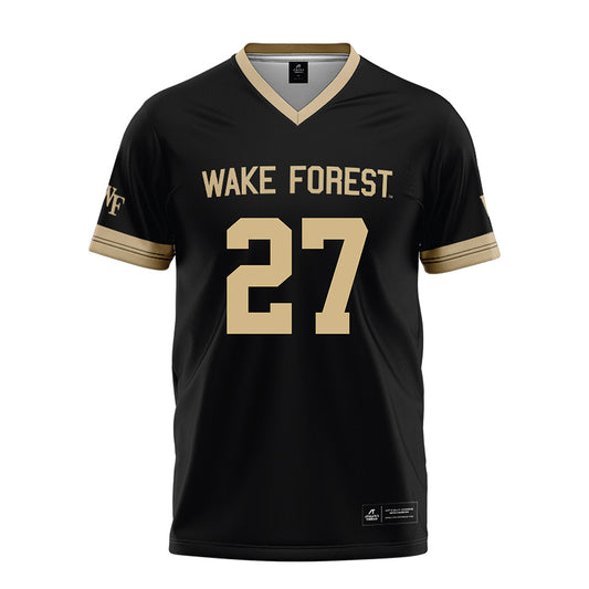 Wake Forest - NCAA Football : Jason Woods - Black Football Jersey