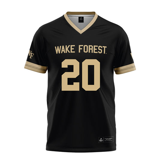 Wake Forest - NCAA Football : Cameron Hite - Black Football Jersey