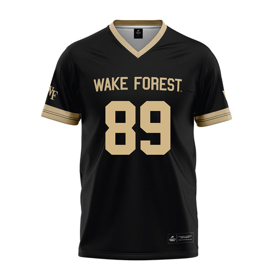 Wake Forest - NCAA Football : Jack Foley - Black Football Jersey-0