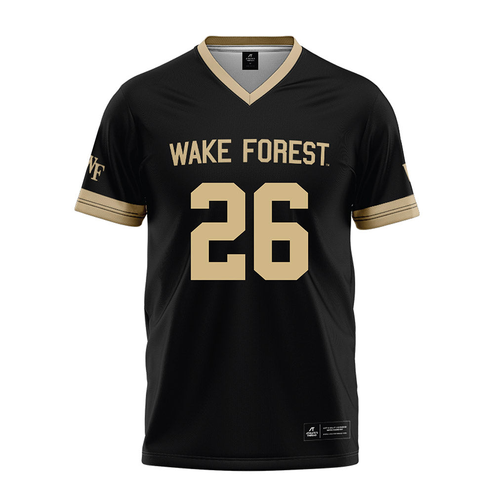Wake Forest - NCAA Football : Fredrick Gillens - Black Football Jersey-0