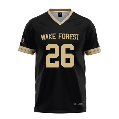 Wake Forest - NCAA Football : Fredrick Gillens - Black Football Jersey-0