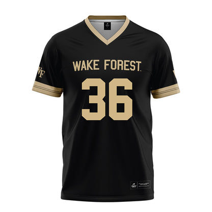 Wake Forest - NCAA Football : Ivan Mora - Black Football Jersey