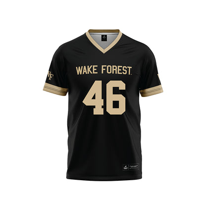 Wake Forest - NCAA Football : Kerrington Lee - Black Football Jersey-0
