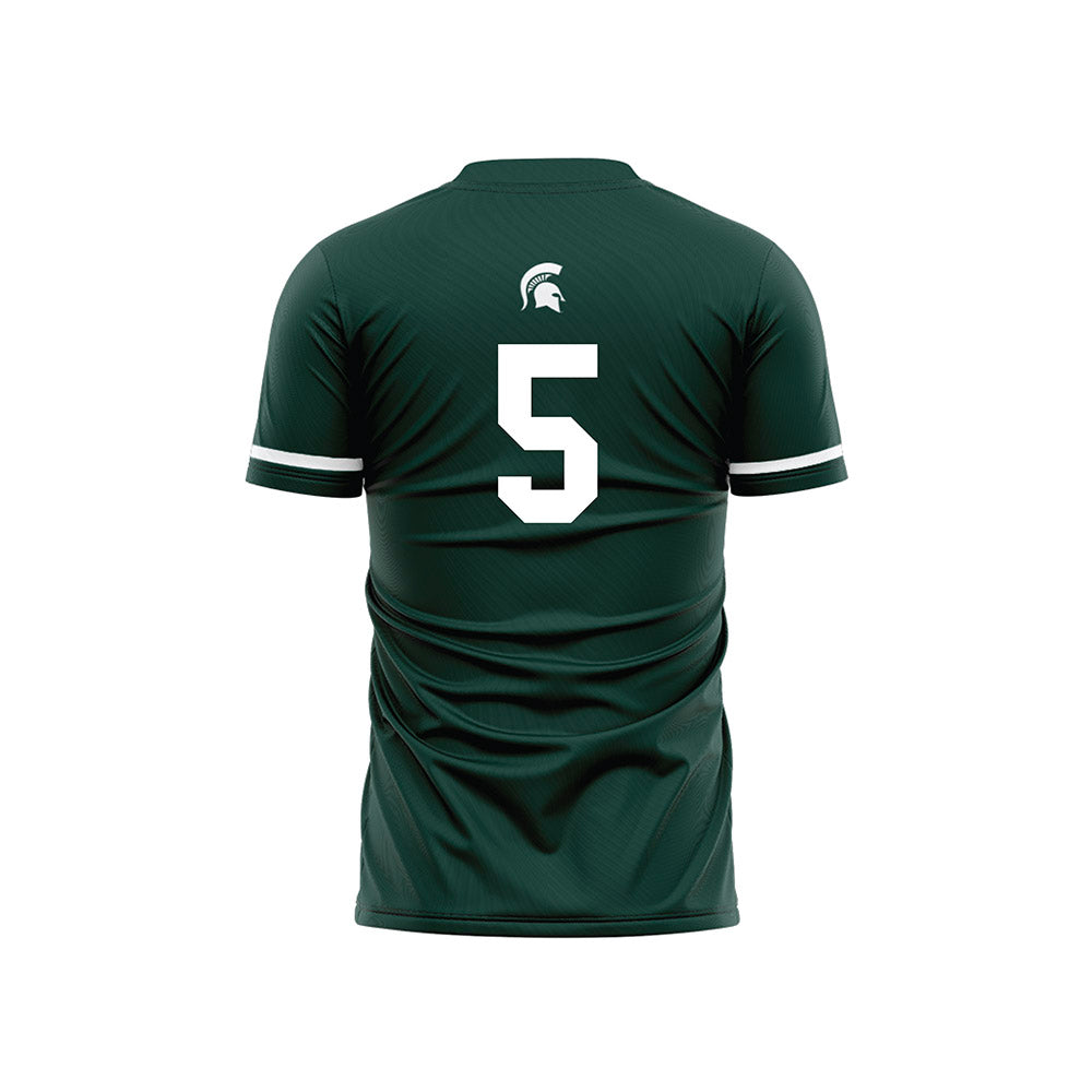 Michigan State - NCAA Women's Soccer : Regan Dalton - Green Soccer Jersey