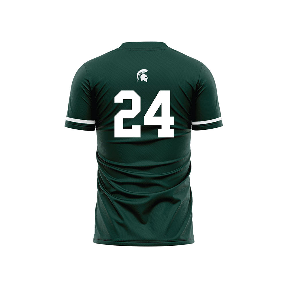 Michigan State - NCAA Women's Soccer : Cassidy Corcione - Green Soccer Jersey