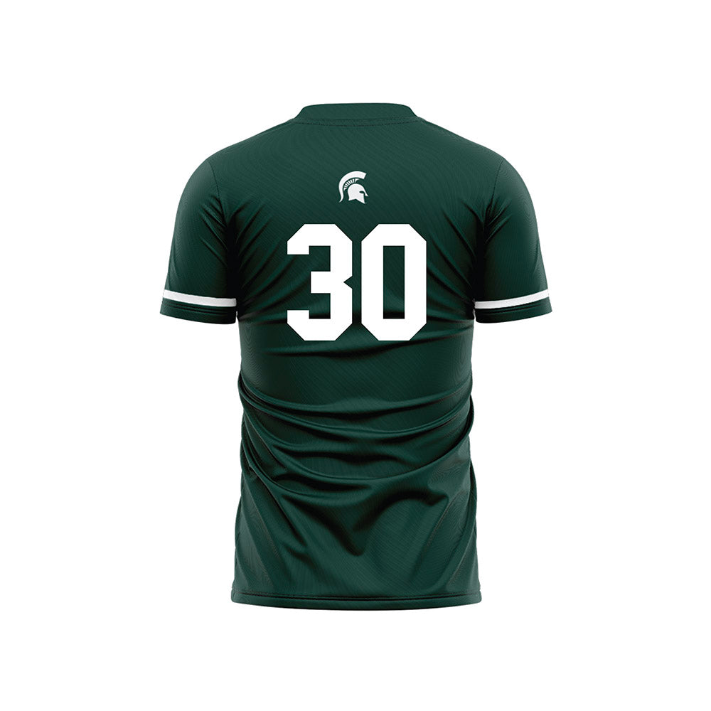 Michigan State - NCAA Women's Soccer : Ava Panduren - Green Soccer Jersey