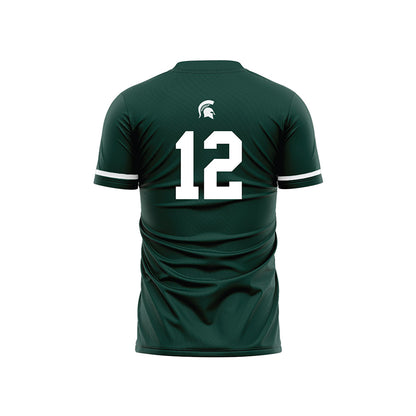 Michigan State - NCAA Women's Soccer : Jordyn Wickes - Green Soccer Jersey