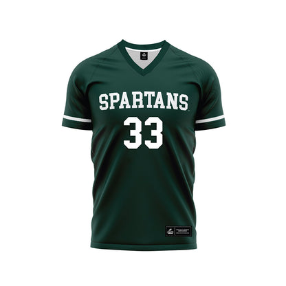 Michigan State - NCAA Women's Soccer : Lexi Grundler - Green Soccer Jersey