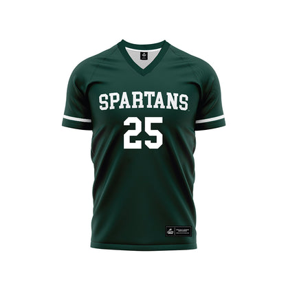 Michigan State - NCAA Women's Soccer : Samantha Maroni - Green Soccer Jersey-0