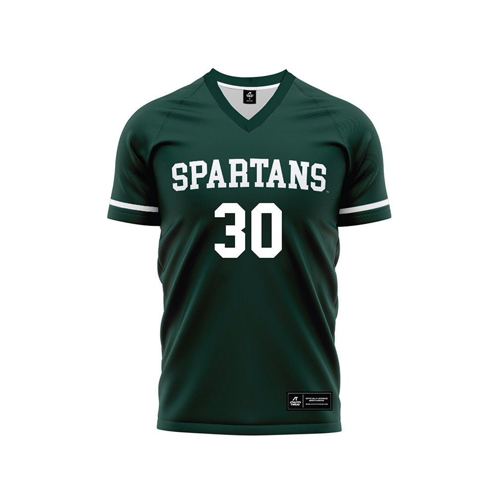 Michigan State - NCAA Women's Soccer : Ava Panduren - Green Soccer Jersey