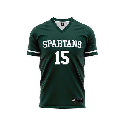 Michigan State - NCAA Women's Soccer : Julia Belli - Green Soccer Jersey