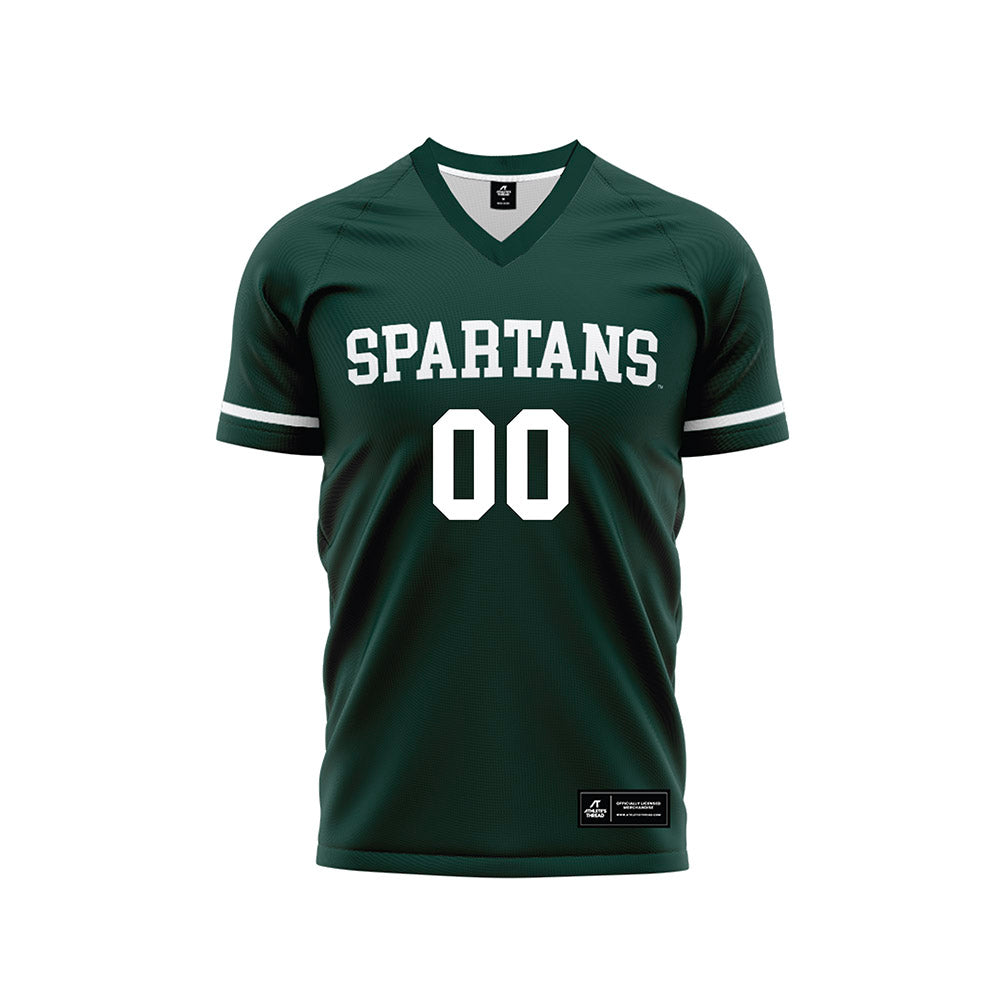 Michigan State - NCAA Men's Soccer : JEB Knox - Green Soccer Jersey-0