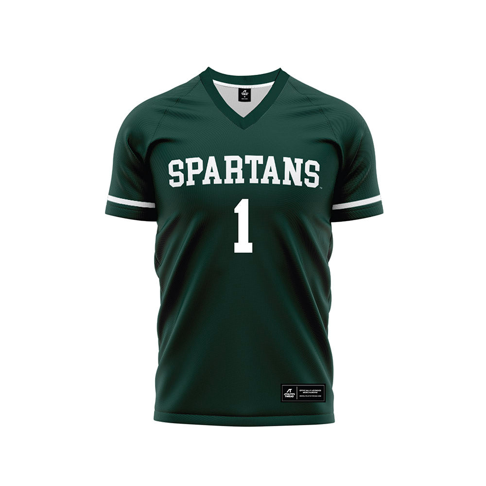 Michigan State - NCAA Women's Soccer : Kennedy Zorn - Green Soccer Jersey-0