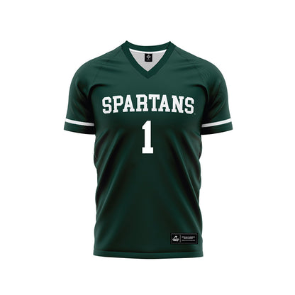Michigan State - NCAA Women's Soccer : Kennedy Zorn - Green Soccer Jersey-0
