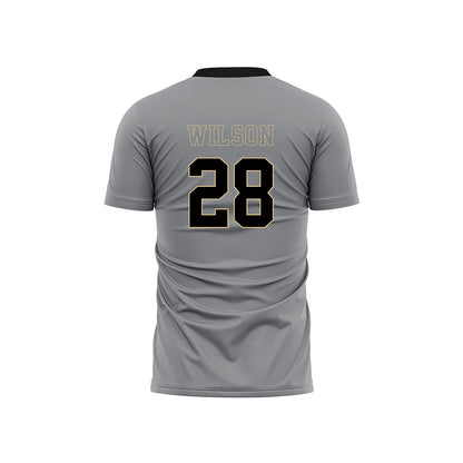 Wake Forest - NCAA Women's Soccer : Carly Wilson - Pattern Black Soccer Jersey