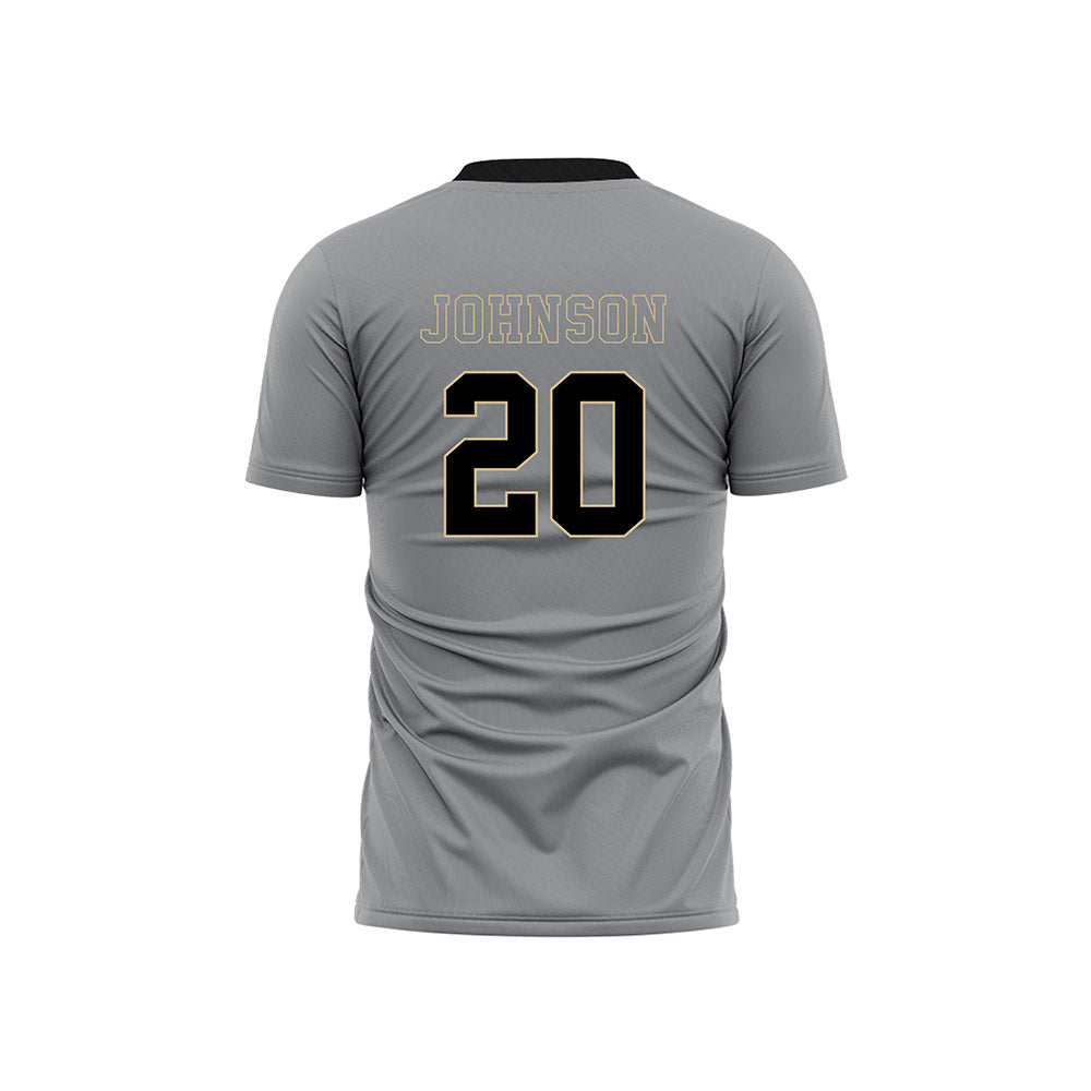 Wake Forest - NCAA Women's Soccer : Hannah Johnson - Pattern Black Soccer Jersey