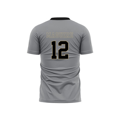 Wake Forest - NCAA Women's Soccer : Aislynn Maguire - Pattern Black Soccer Jersey-1