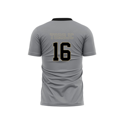 Wake Forest - NCAA Men's Soccer : Joel Torbjc - Pattern Black Soccer Jersey-1