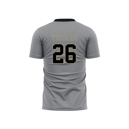 Wake Forest - NCAA Men's Soccer : Colin Thomas - Pattern Black Soccer Jersey