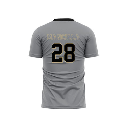 Wake Forest - NCAA Men's Soccer : Nicolas Mancilla - Pattern Black Soccer Jersey