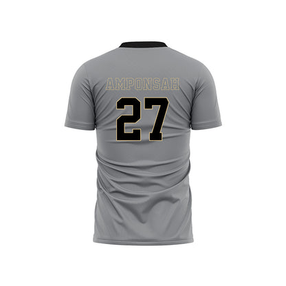 Wake Forest - NCAA Men's Soccer : Prince Amponsah - Pattern Black Soccer Jersey