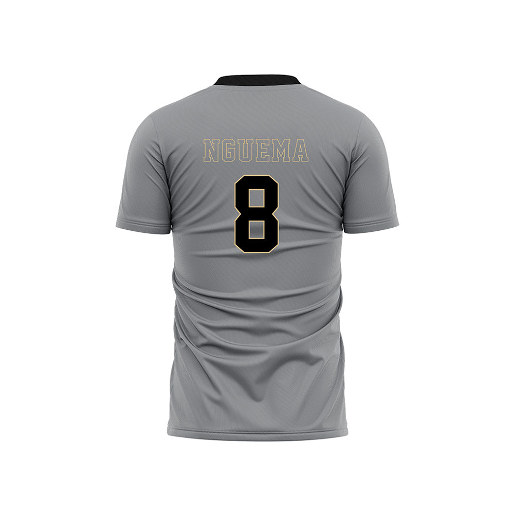 Wake Forest - NCAA Men's Soccer : David Nguema - Pattern Black Soccer Jersey-1