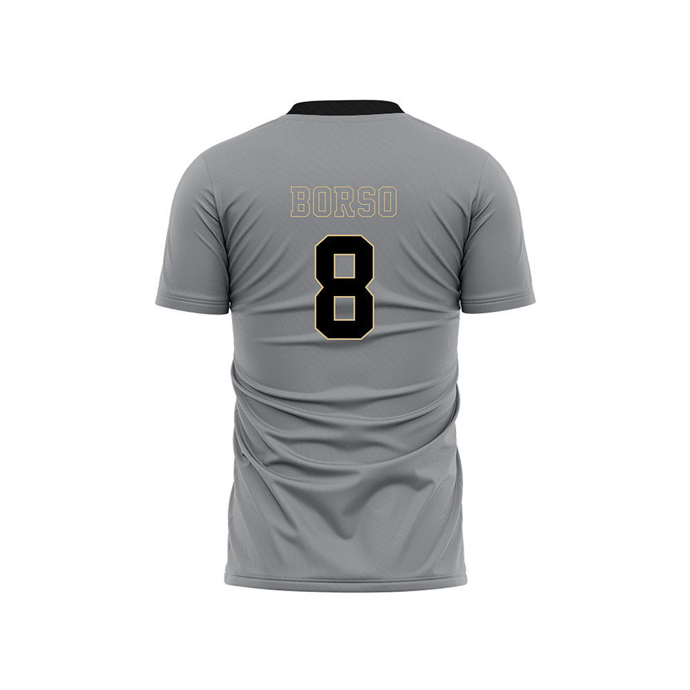 Wake Forest - NCAA Men's Soccer : Dylan Borso - Pattern Black Soccer Jersey