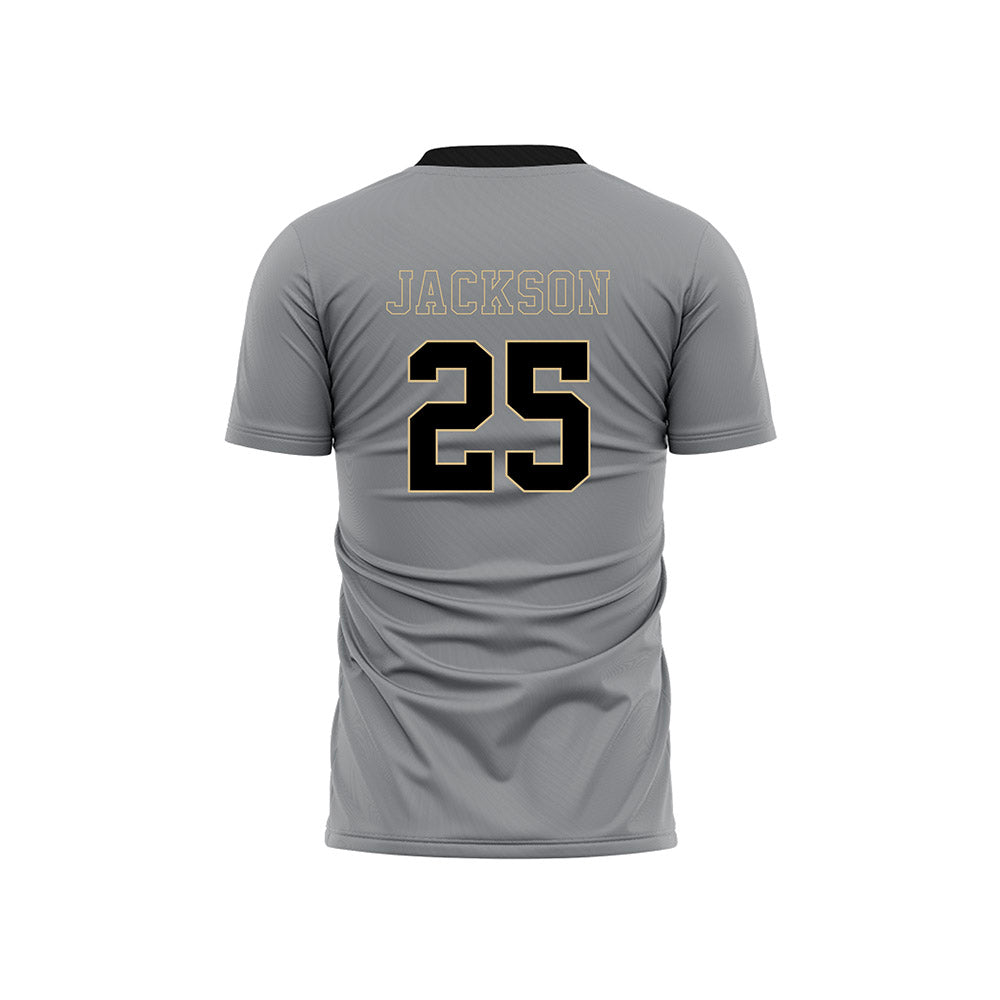 Wake Forest - NCAA Men's Soccer : Will Jackson - Pattern Black Soccer Jersey