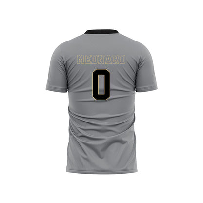 Wake Forest - NCAA Men's Soccer : Jonah Mednard - Pattern Black Soccer Jersey