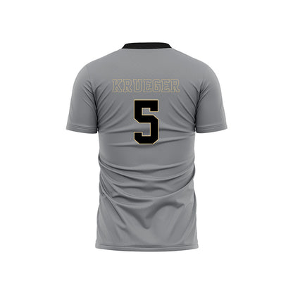 Wake Forest - NCAA Men's Soccer : Daniel Krueger - Pattern Black Soccer Jersey