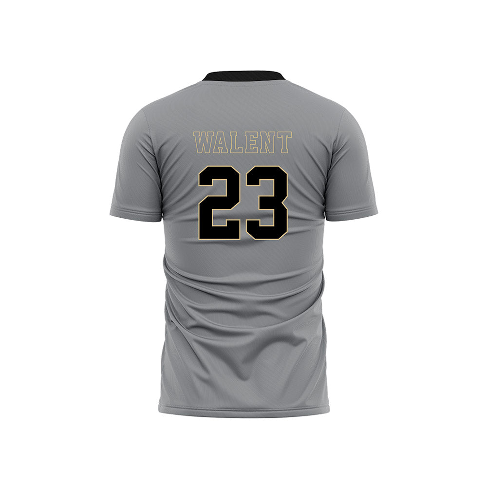 Wake Forest - NCAA Men's Soccer : Vlad Walent - Pattern Black Soccer Jersey